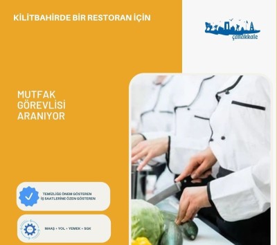 Mutfak Görevlisi Aranıyor... Mesajınızı instagram hesabımdan iletiniz gokhanbayram.17