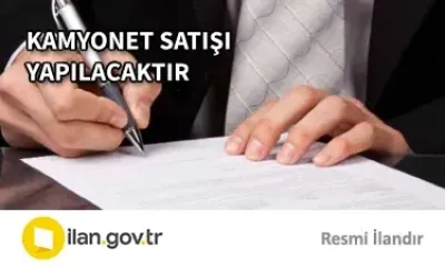 KAMYONET SATIŞI YAPILACAKTIR